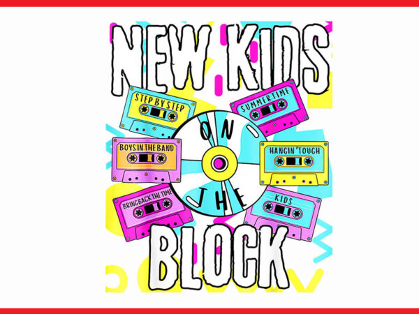 Summertime music new kids summer png, new kids block png t shirt template vector