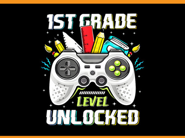 1st grade level unlocked video game back to school png