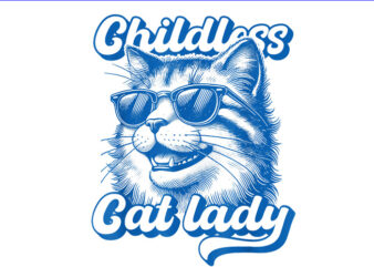 Childless Cat Lady PNG, Kamala Harris 2024 PNG t shirt vector file