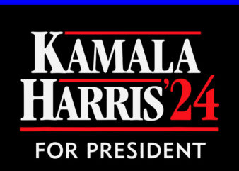 Kamala Harris ’24 For President 2024 SVG