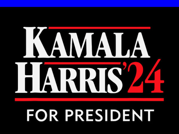 Kamala harris ’24 for president 2024 svg t shirt vector art