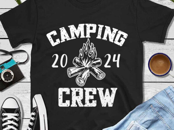 Camper road trip svg, camping crew 2024 svg t shirt vector file