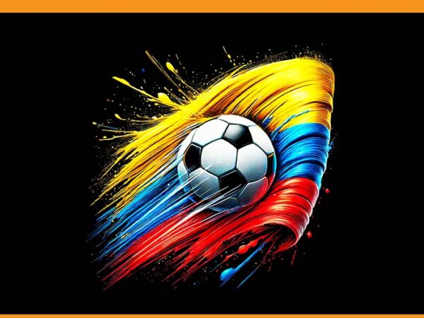 Colombian flag soccer apparel png t shirt vector file