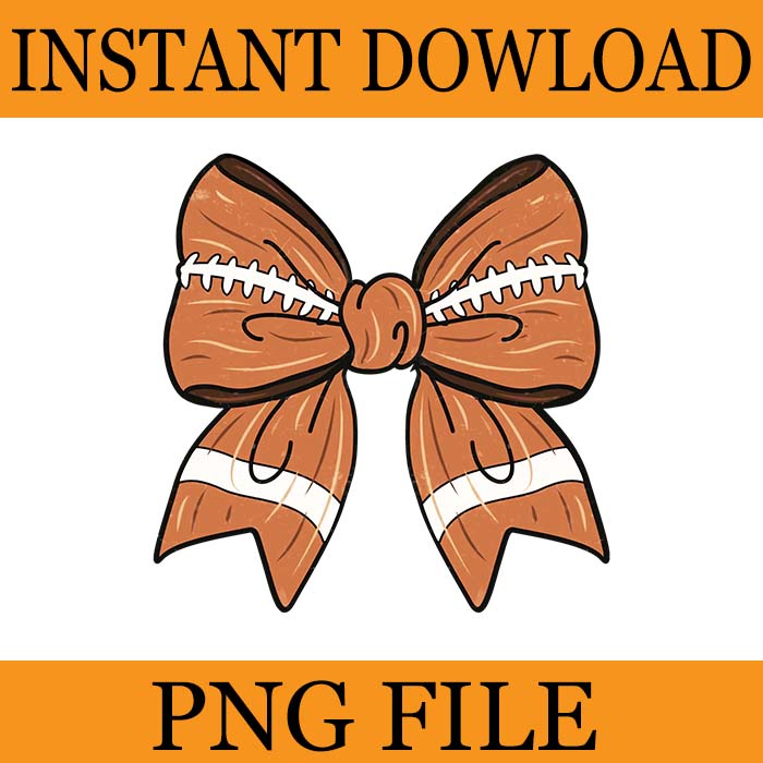 6 Coquette Bow Football PNG, Cool Ribbon Football Bow PNG, Retro Football Bow Png, Fall Coquette Bow PNG