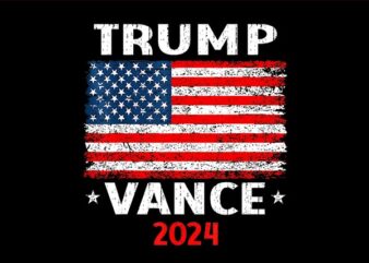 Trump Vance 2024 PNG, Trump PNG, Trump Vance Flag PNG