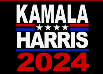 Kamala Harris 2024 For President SVG