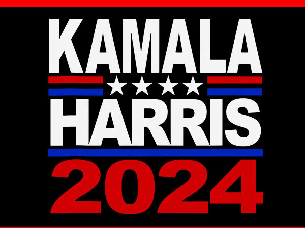 Kamala harris 2024 for president svg t shirt vector art