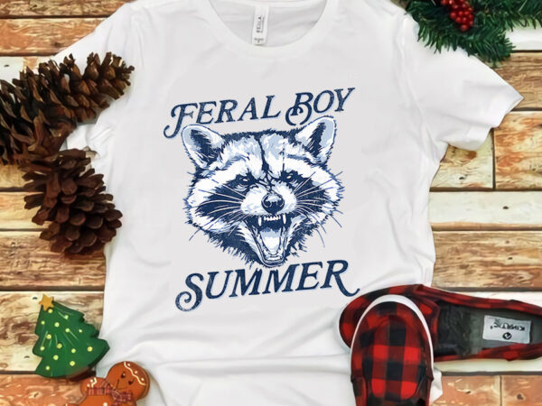 Feral boy summer raccoon meme trash panda png t shirt graphic design