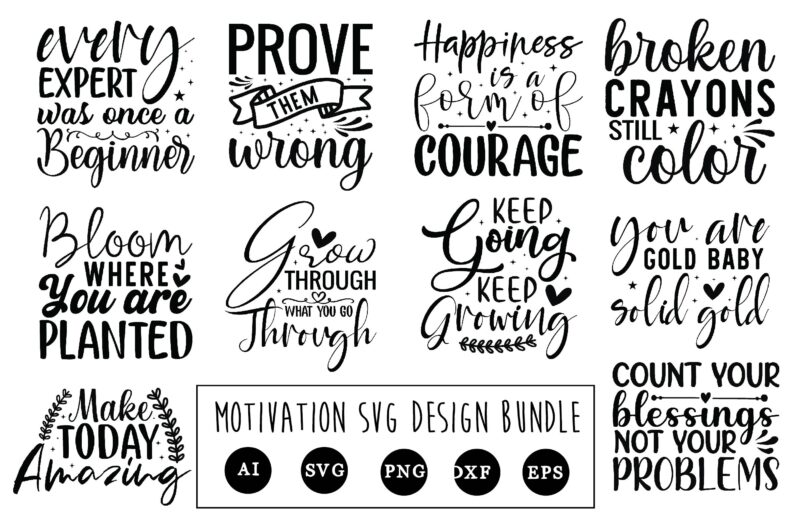 Inspirational svg bundle