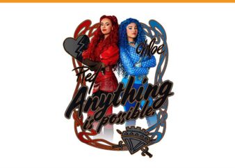 Descendants 4 – Chloe Charming and Red Lose The Glass Shoes PNG, Time To Lose The Glass Shoes PNG