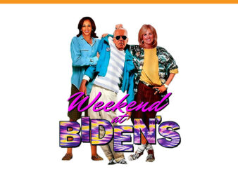 Weekend at Bidens PNG, Funny Joe Biden President PNG t shirt design for sale