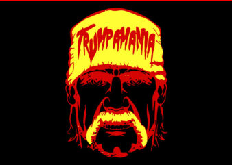 Retro hulk trumpamania trump support SVG, Trumpamania SVG t shirt design online