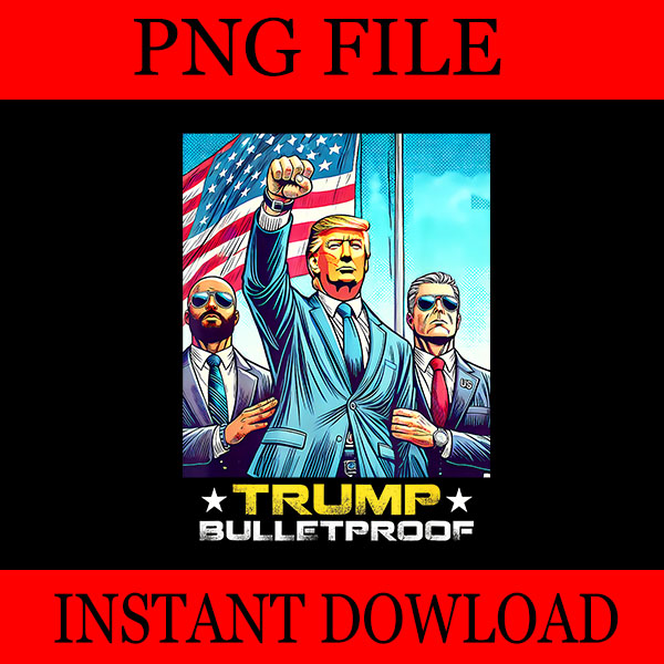 Donald Trump Fist Pump Bulletproof PNG, Trump Bulletproof PNG