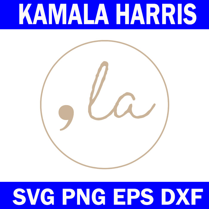 Comma La Kamala Harris 2024 SVG, Comma La SVG, Kamala Harris SVG