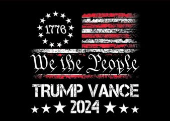 Trump Vance 2024 PNG, Trump Vance PNG, Trump Flag PNG t shirt designs for sale