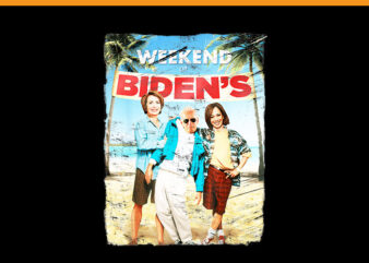 Weekend at Bidens PNG, Funny Joe Biden President PNG t shirt design for sale