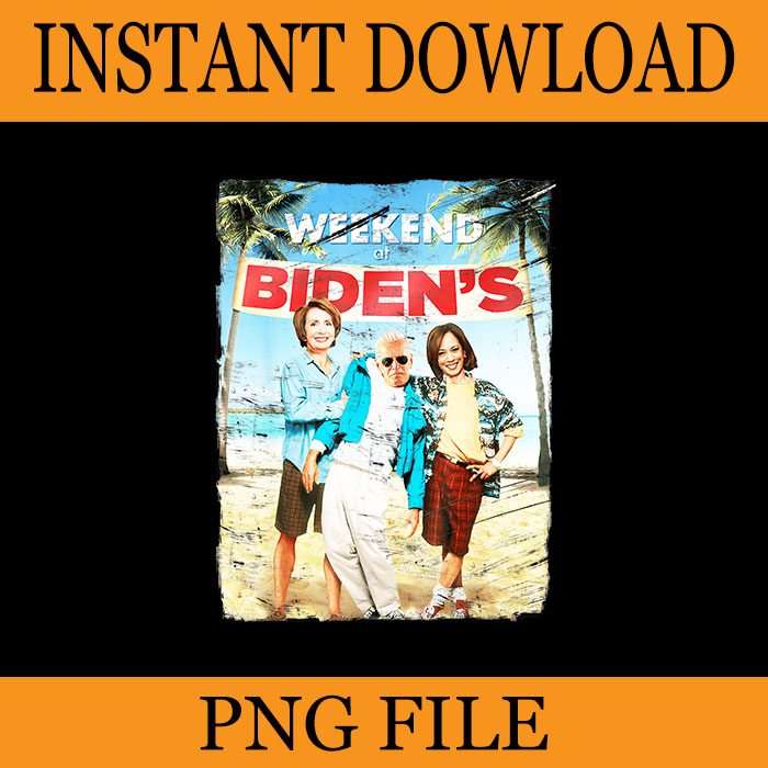 Weekend at Bidens PNG, Funny Joe Biden President PNG