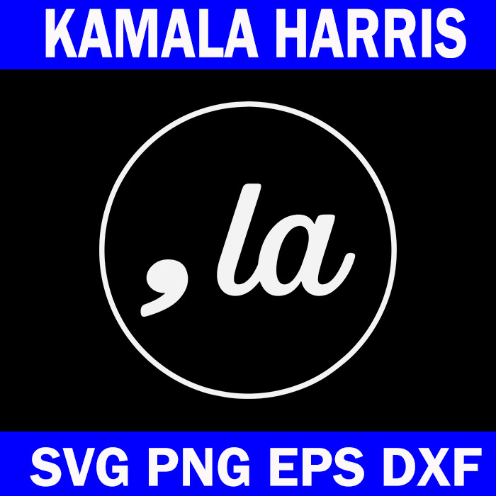 Comma La Kamala Harris 2024 SVG, Comma La SVG, Kamala Harris SVG