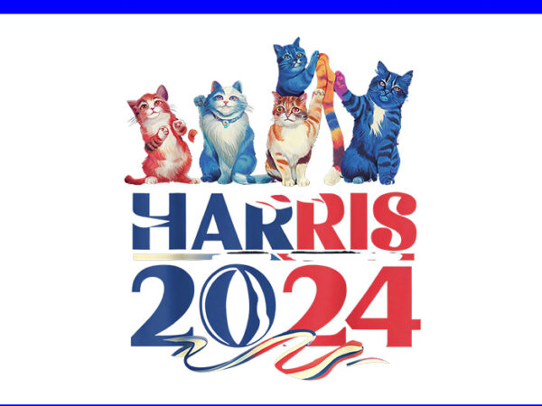 Cat kamala harris 2024 png, childless cat lady png t shirt vector file