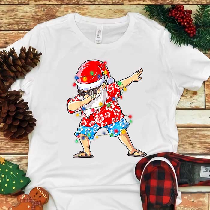 Santa Dabbing Christmas In July PNG