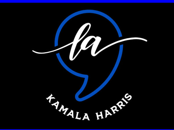 Comma la kamala harris 2024 svg, comma la svg, kamala harris svg t shirt vector file