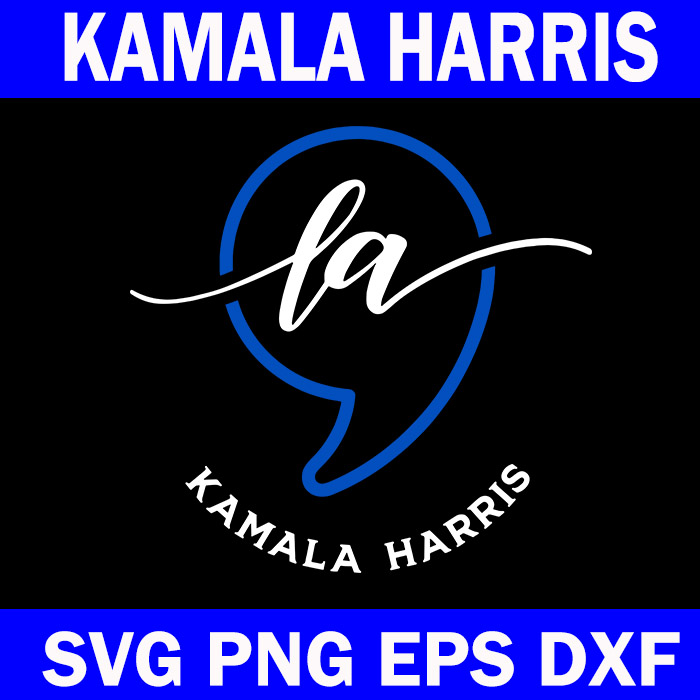 Comma La Kamala Harris 2024 SVG, Comma La SVG, Kamala Harris SVG