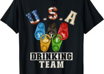 Usa Olympic Drinking Team Beer Drinking Team T-Shirt