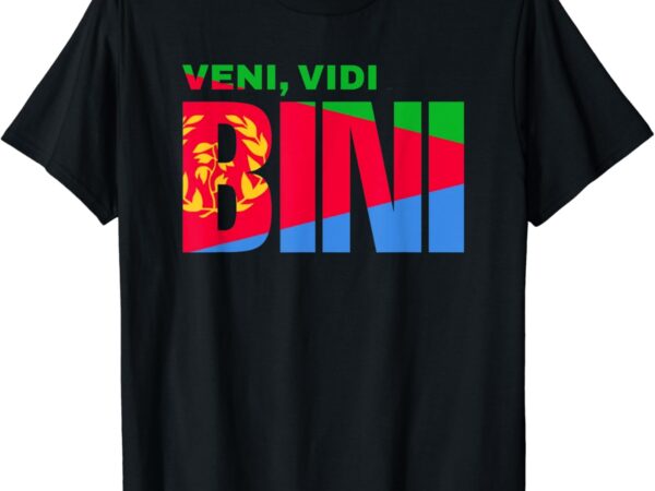 Vini vidi bini, biniam girmay eritrean cyclist tour france t-shirt