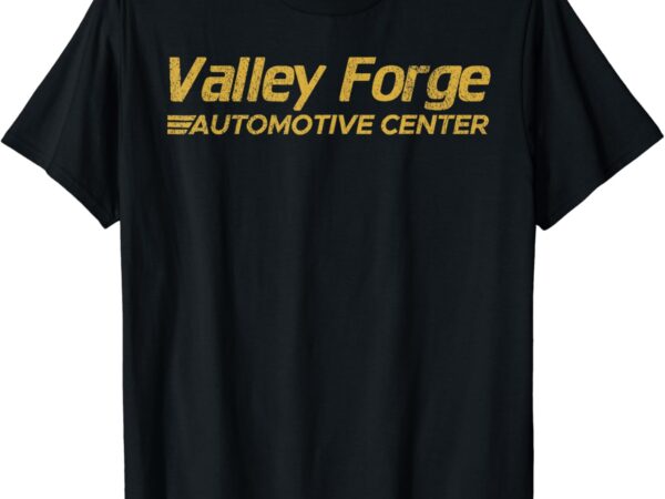 Valley forge automotive distressed look t-shirt