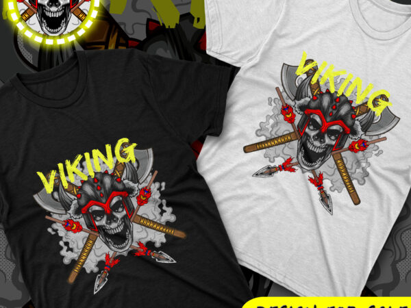 Viking tshirt design (ai/eps/psd/dxf/pdf/svg/webp/jpg/png)