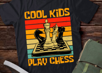 Vintage Chess Chessmen Chessboxing Gift For Cool Kids lts-d