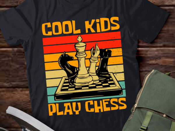 Vintage chess chessmen chessboxing gift for cool kids lts-d t shirt vector art