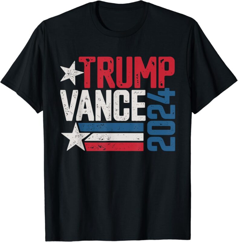 Vintage Distressed Trump Vance 2024 T-Shirt