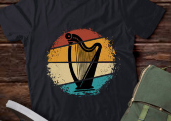 Vintage Harp Music Instrument Lover Harpist Harp Player lts-d t shirt vector art