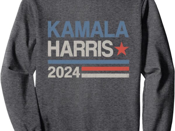 Vintage kamala harris 2024 for president election campaign sweatshirt