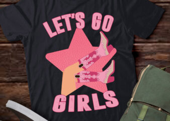 Vintage Western Let’s Go Girls Bridal Bachelorette Party lts-d t shirt vector art