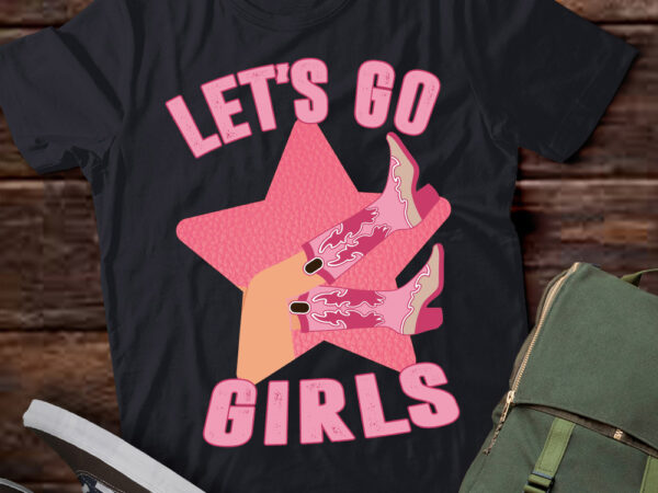 Vintage western let’s go girls bridal bachelorette party lts-d t shirt vector art