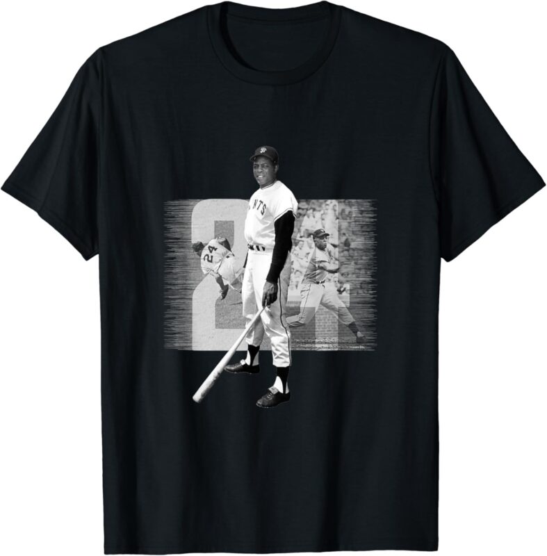 Willie Mays_Baseball_001 T-Shirt