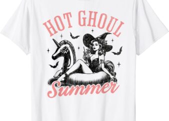 Women Mens Funny Halloween Hot Ghoul Summer Summerween T-Shirt