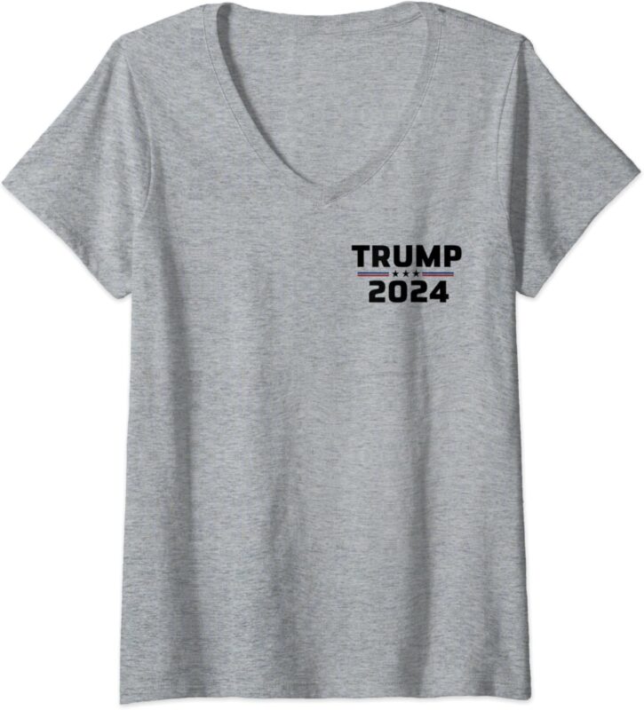 Womens Trump 2024 Take America Back V-Neck T-Shirt