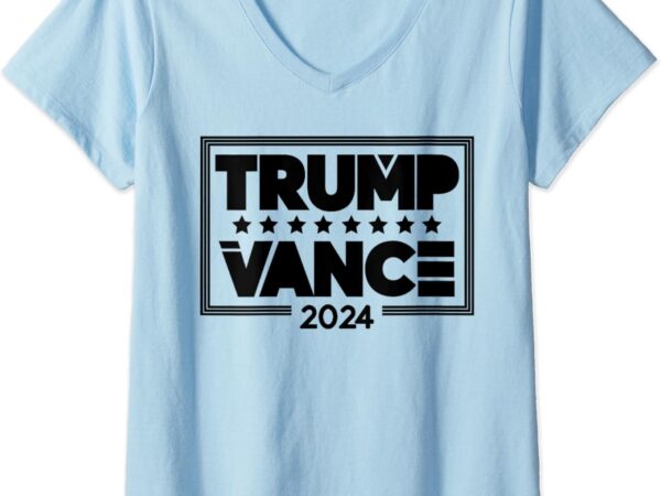 Womens trump vance voter clothing 2024 election v-neck t-shirt