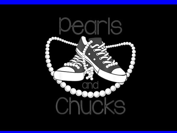 Chucks and pearls png, kamala harris sneakers png t shirt vector file