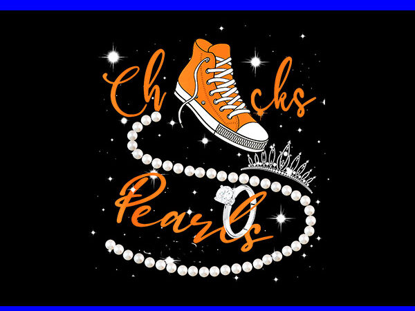 Chucks and pearls png, kamala harris sneakers png t shirt vector file