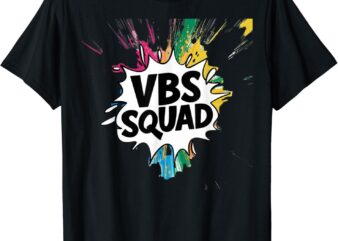allcolorVBS Squad Vacation Bible School Summer Camp For Kids T-Shirt