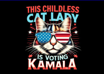 This Childless Cat Lady is Voting Kamala PNG