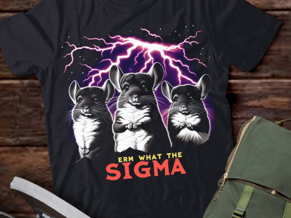 Lt-p2.1 funny erm the sigma ironic meme quote chinchilla t shirt vector graphic