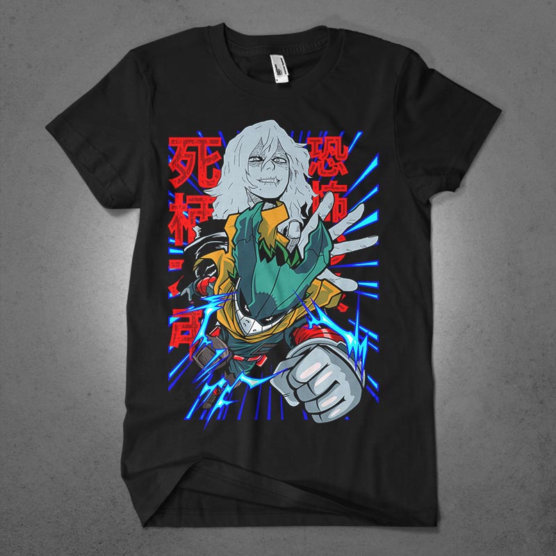 Populer anime lover part 30 tshirt design bundle illustration