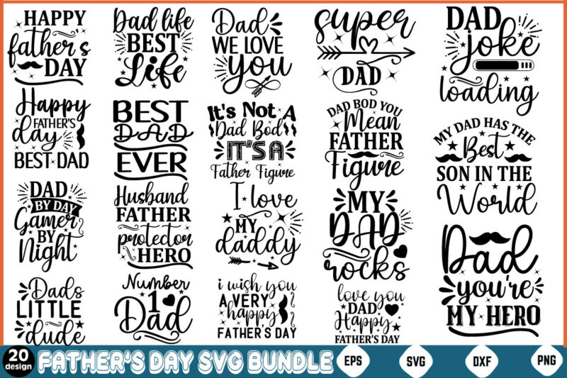 Father’s Day SVG Bundle SVG cut files, daddy cricut, Father’s Day Svg Bundle Father’s Day Svg Father’s Day Svg Design Bundle Father’s Day Sv