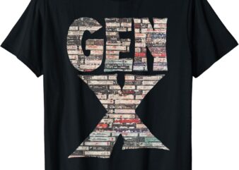 gen x 80’s rock cassettes T-Shirt