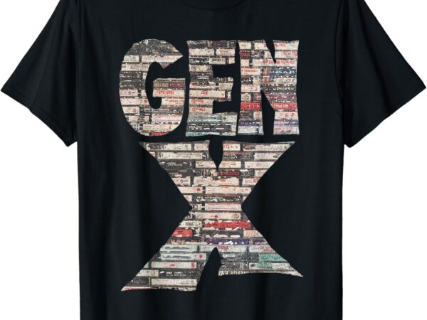 Gen x 80’s rock cassettes t-shirt